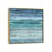 East Urban Home 'Strata in Aqua' Painting Print on Canvas in Blue | 1.5 D in | Wayfair ESUR9098 37475280