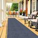 Gray 31 x 0.2 in Area Rug - Ottomanson Waterproof Non-Slip Rubberback Ribbed Indoor/Outdoor Utility Long Hallway Runner Rug Polyester | Wayfair