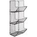 Gracie Oaks Botalla Wall Storage Organizer w/ Wall Baskets Metal in Brown | 32 H x 12.25 W x 11.75 D in | Wayfair 9C5846E333934FF3B4207E04C41A321C