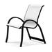 Red Barrel Studio® Hiraku Stacking Patio Dining Armchair Sling in White | 34.75 H x 25 W x 28.5 D in | Wayfair 0C38448DA64C49508344A915B19A97B6