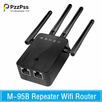 PzzPss – répéteur Wifi sans fil M-95B 300 mbps amplificateur de Signal 4 antennes pour le bureau