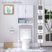 Spirich Home Over The Toilet Storage Cabinet, Bathroom Shelf Over Toilet, Bathroom Organizer Space Saver, White