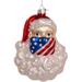 Kurt Adler Kurt S. Adler NBX0049 Santa Mask Ornament USA, Multi-Colored, 4.75 Glass | 5.5 H x 4 W x 4 D in | Wayfair