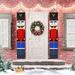 The Holiday Aisle® Banners, Nutcracker Banners, Nutcracker Soldiers, Door Curtain, Christmas Door Curtain, Christmas Outdoor Decorations | Wayfair