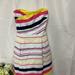 Lilly Pulitzer Dresses | Lilly Pulitzer Felicity Strapless Dress Resort White Lady Like Stripes Sz 2 | Color: White/Yellow | Size: 2