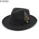 Chapeau Fedora à bord incurvé pour hommes casquette de Cowboy à bord incurvé nouvelle collection