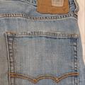 American Eagle Outfitters Jeans | American Eagle Outfitters Blue Jeans Size 34x34 (Actual 34x43) Light Destressed | Color: Blue | Size: 34