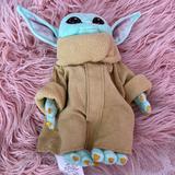 Disney Toys | Disney Star Wars Grogu Baby Yoda Plush - The Mandalorian The Child 11'' | Color: Green/Tan | Size: Osbb