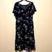 Torrid Dresses | Black Floral Midi Dress | Color: Black | Size: 2x