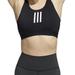 Adidas Intimates & Sleepwear | Adidas Women's Don't Rest 3-Stripes Bra | Color: Black/White | Size: M