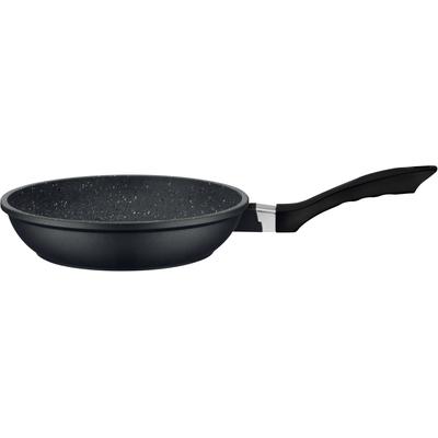 Bratpfanne GSW "Gourmet Granit", schwarz (schwarz, graphit), H:6,0cm Ø:28cm, Pfannen, mit VITAFLON GRANIT Antihaft-Versiegelung, Induktion Image