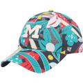 Women's '47 Charcoal Michigan Wolverines Plumeria Clean Up Adjustable Hat