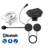Kit d'appel mains libres sans fil pour casque de moto BT 5.0 stéréo anti-interférence étanche