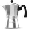 Minimoka Minimoka 3 - Moka, 3 tazze, base e filtro in acciaio inox, impugnatura ergonomica, valvola