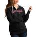 Women's Antigua Black St. Louis Cardinals Team Logo Victory Full-Zip Hoodie