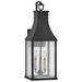 Outdoor Beacon Hill-Large Wall Mount Lantern-Museum Black