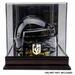 Vegas Golden Knights Team Logo Mahogany Mini Helmet Display Case
