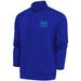 Men's Antigua Royal New York Giants Tonal Logo Big & Tall Generation Quarter-Zip Pullover Top