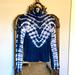 Free People Tops | Free People “We The Free” Tie Dyed Long Sleeve Mock Turtleneck T Shirt | Color: Blue/Pink | Size: Xs