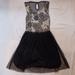Anthropologie Dresses | Anthropologie Weston Wear Sparrow Tulle Sleeveless Dress Sz. Small | Color: Black/Cream | Size: S