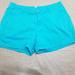 Columbia Shorts | Columbia Hiking Shorts Women Size 10 Teal Lightweight Pocket Flat Front Chino | Color: Blue | Size: 10