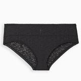 Torrid Intimates & Sleepwear | 4-Way Stretch Lace Mid-Rise Hipster Panty | Color: Black | Size: Various
