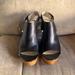 Michael Kors Shoes | Michael Kors Black Wedges | Color: Black/Tan | Size: 9.5