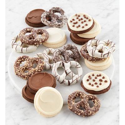 Classic Buttercream Frosted Cookies And Pretzels - 10 by Cheryl's Cookies