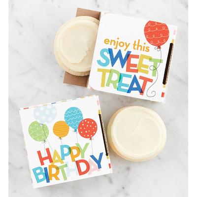 Sugar Free Happy Birthday Cookie Card by Cheryl's Cookies