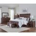 CDecor Home Furnishings Serra Weathered Burnished Brown 3-Piece Queen Bedroom Set w/ Chest Wood in Brown/Red | 68 H x 68 W x 87.75 D in | Wayfair