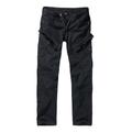 Cargohose BRANDIT "Herren Adven Slim Fit Cargo Pants" Gr. L, US-Größen, schwarz (black) Herren Hosen Cargohosen