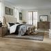 Queen Sleigh Bed, Dresser & Mirror, N/S - Liberty Furniture 615-BR-QSLDMN