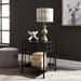 Vintage Open Night Stand - Black In Distressed Metal Finish - Liberty Furniture 179-BR61-B