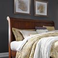 Traditional King Sleigh Headboard In Rustic Cherry Finish - Liberty Furniture 589-BR22H