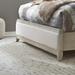 Contemporary Queen Uph Panel Footboard In Washed Taupe & Silver Champagne Finish - Liberty Furniture 902-BR14FU