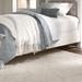 European Traditional Panel Bed Rails In Antique White Base w/ Weathered Bark Tops - Liberty Furniture 244-BR89
