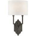 Visual Comfort Signature Collection Thomas O'Brien Silhouette 16 Inch Wall Sconce - TOB 2600BZ-L