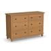 Homestyles Oak Park Brown Wood Dresser