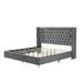 King Bed with One Nightstands 2 Piece Set