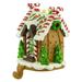 Northlight Seasonal 5.75" Gingerbread House Christmas Stockin Holder in Brown/Green/Red | 5.75 H x 4 W in | Wayfair NORTHLIGHT DW94223