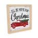 The Holiday Aisle® I"ll Be Home For Christmas Wood Christmas Sign Wood in Brown | 10 H x 10 W x 1 D in | Wayfair A53FC5B3BCB9486E8BCE4B106130C12B