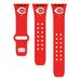 Red Cincinnati Reds Logo Silicone Apple Watch Band