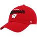 Women's '47 Red Wisconsin Badgers Phoebe Clean Up Adjustable Hat