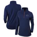 Women's Columbia Navy Penn State Nittany Lions Outward Nine Quarter-Zip Pullover Top