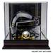 Buffalo Sabres Team Logo Mahogany Mini Helmet Display Case