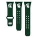 Green Michigan State Spartans Logo Silicone Apple Watch Band