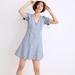 Madewell Dresses | Button-Front Mini Dress: Tencel Denim Edition Ne770 Sz12 | Color: Blue | Size: 12