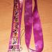 Disney Accessories | I1. Walt Disney World Mickey And Minnie Purple Lanyard With Metal Clip (1pc) | Color: Orange/Pink | Size: Os