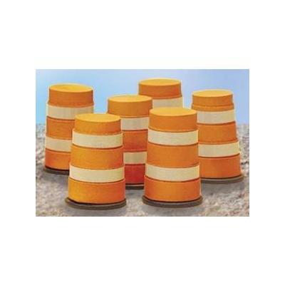 Lionel O Scale Highway Barrels (6 Pieces)