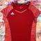 Adidas Tops | Adidas Volleyball V Neck Shirt Size Xs Red Sports Wear | Color: Red | Size: Xs